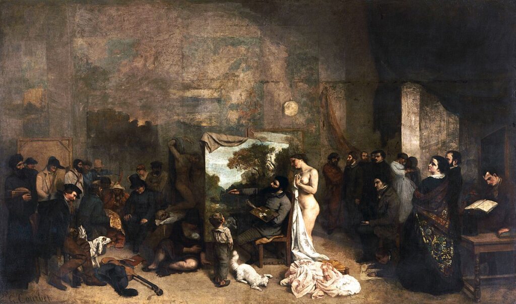 l’atelier du peintre - Jeanne Duval- Gustave Courbet