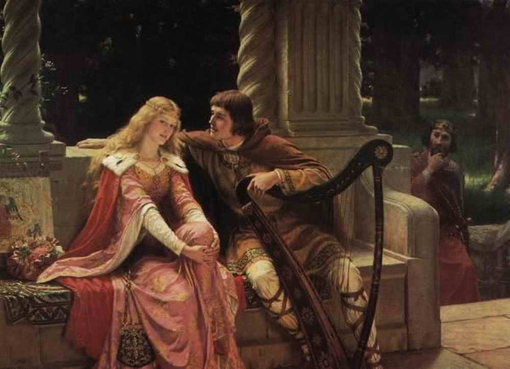 Tristan et Iseut surpris par le roi Marc
Edmund Blair Leighton (1902)